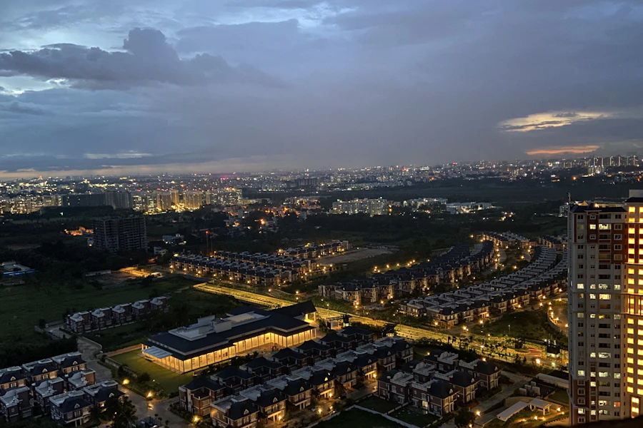 Bangalore at dusk