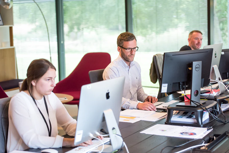 Operations team at work